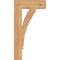 Ekena Millwork Thorton Block Smooth Bracket, Western Red Cedar, 3 1/2"W x 14"D x 26"H BKT04X14X26THR05SWR - alternate 3